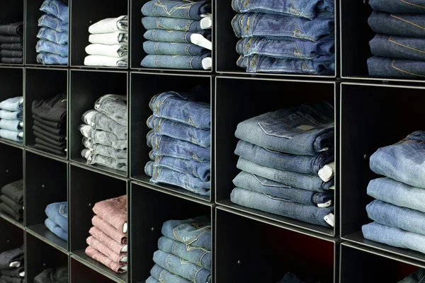 Brand new interior of cloth store — Stock Photo, Image