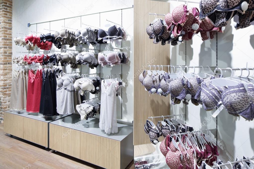 Interior of bright underwear shop Stock Photo by ©fiphoto 60278357