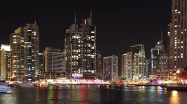 Gece Dubai Yat Limanı