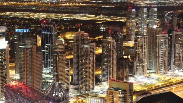 Dubai ana cadde — Stok video