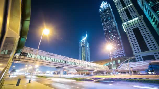 Estação de metro de Dubai — Vídeo de Stock