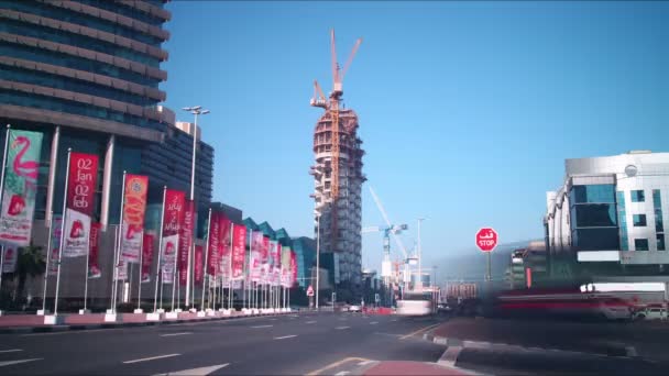 Dubai city traffic — Stock Video