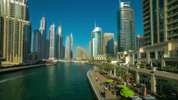 Dubai vista marina — Vídeos de Stock
