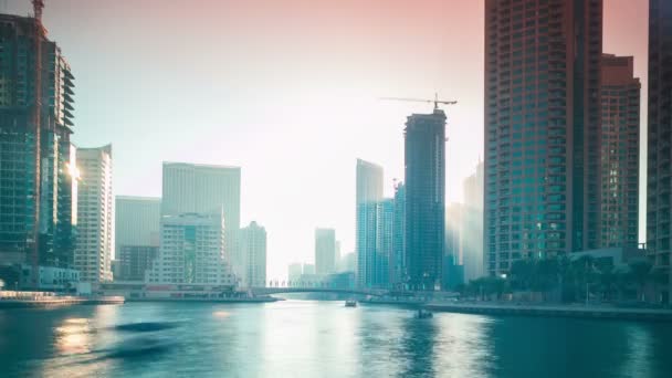 Jachthaven van Dubai — Stockvideo