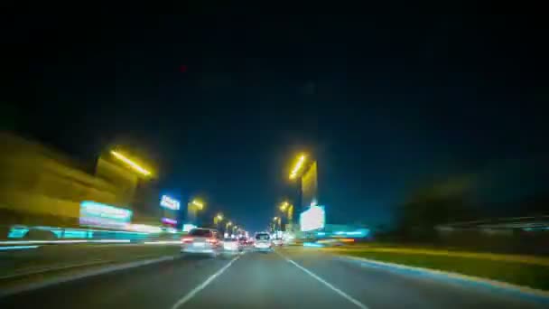 Dubai huvudvägen — Stockvideo