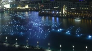 Gece Dubai Çeşmesi