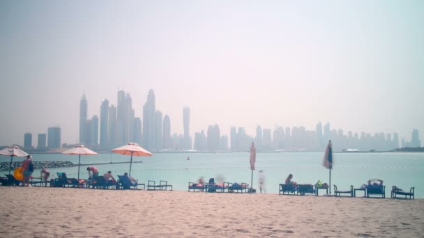 Hotel de playa en Dubai — Vídeo de stock