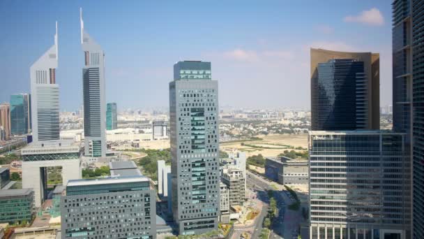 Widok centrum Dubaju — Wideo stockowe