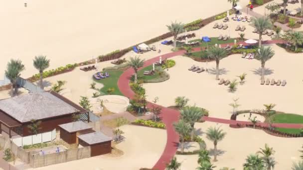 迪拜码头海滩 — 图库视频影像