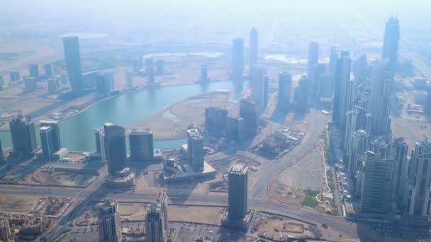 Dubaj centrum najwyższą Zobacz — Wideo stockowe