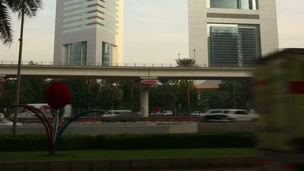 Emirates towers, Dubai — Stock Video