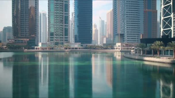 Dubaj miasto dzień życia — Wideo stockowe