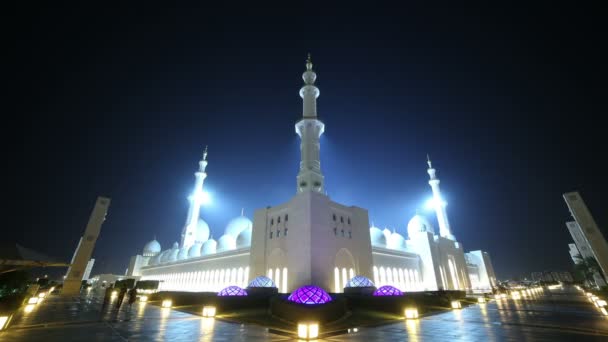 Мечеть Шейха Зайеда — стоковое видео