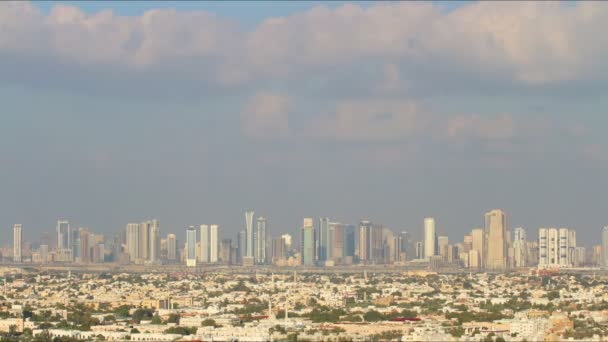 Vue du quartier de Deira, Dubaï — Video