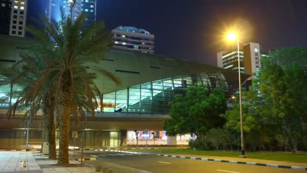 Estación de metro en Dubai — Vídeos de Stock