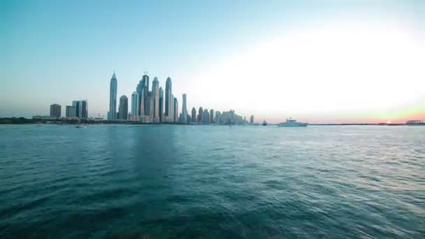 Dubai city panorama — Wideo stockowe