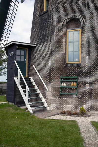 Deatil Old Dutch Windmill — Stock Photo, Image