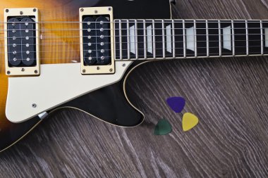 Elektro gitar ' yakın çekim