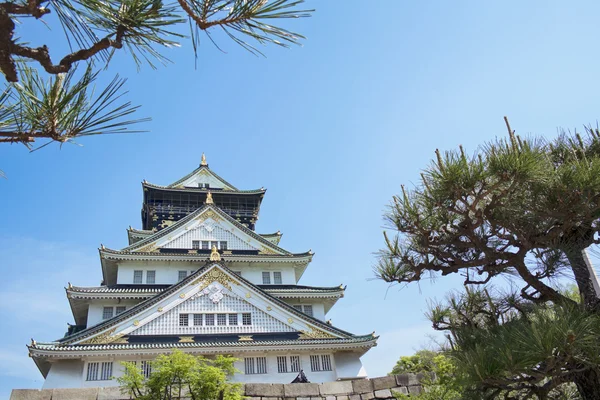 O Castelo de Osaka — Fotografia de Stock