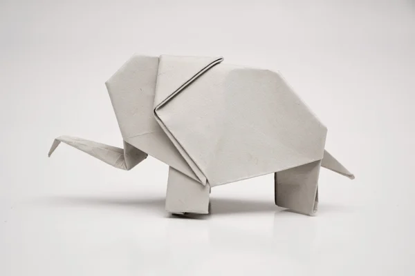 The elephant origami — Stock Photo, Image