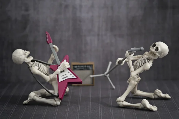 Esqueletos banda de rock — Fotografia de Stock