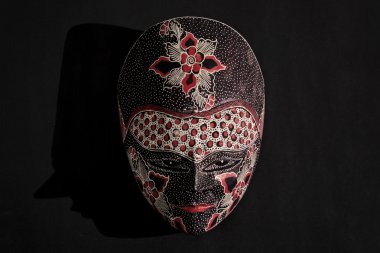 Javanese batik mask clipart