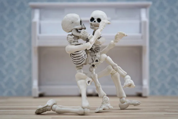 Familjen skelett — Stockfoto