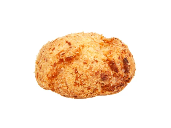 白い背景に隔離されたココナッツクッキー — ストック写真