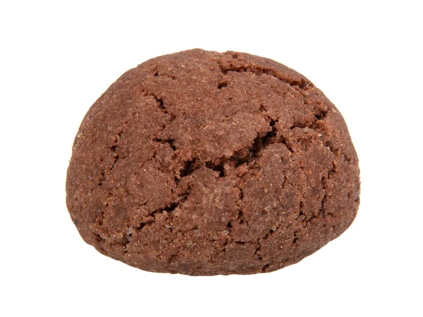 Lekkere Cacao Chocoladekoekjes Geïsoleerd Witte Achtergrond — Stockfoto