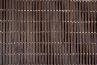 Eskimiş bambu hasırı dokusu veya arkaplanı