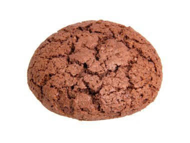 Beyaz arka planda izole edilmiş bir Amerikan siyah çikolatası.