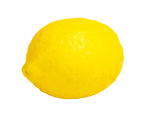 Zitronenfrucht Zitrusfrüchte Isoliert Auf Dem Weißen Hintergrund — Stockfoto