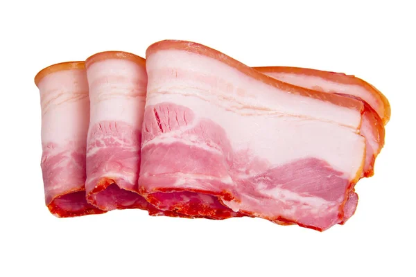 白い背景に隔離されたおいしい胸肉のスモーク — ストック写真