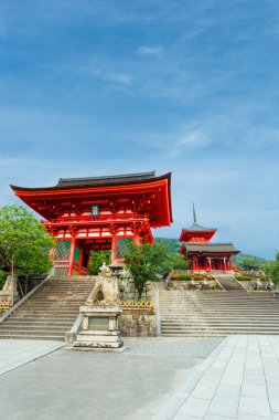 Red Gate Kiyomizu-dera Temple Entrance Day clipart