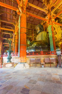 Daibutsu Buda heykeli yan tavan Todai-ji V