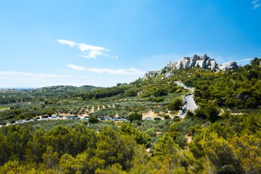Chateau Des Baux Castle Mountain Provence France