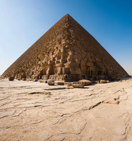 Pyramide des Cheops Fondation de base — Photo