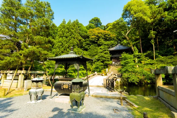Ponte de pedra do caminho de cascalho Chion-In Templo Kyoto — Fotografia de Stock