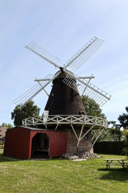 Odder, Danimarka yakınlarındaki eski yel değirmeni