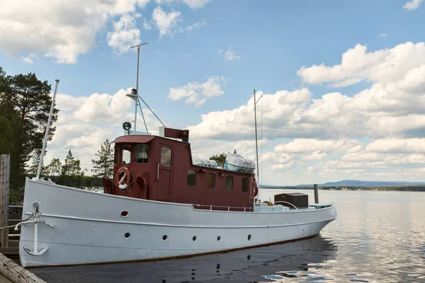 Small Tugboat Lake Southern Part Norway — Stock Photo, Image