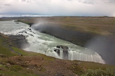 Gulfos, Reykjavik, İzlanda yakınlarında şelale