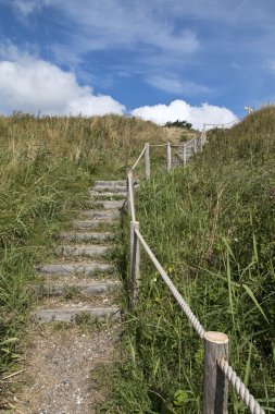 Sahile giden merdivenler.