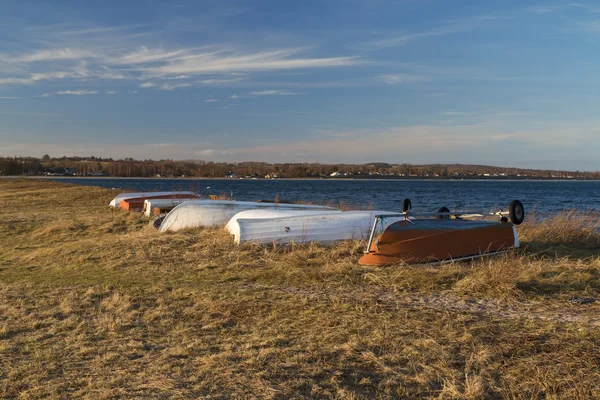 Pontony na plaży — Zdjęcie stockowe