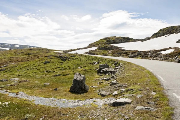 Strada di montagna in Norvegia — Foto Stock