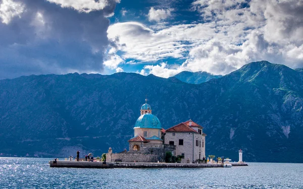 Perast 몬테네그로 가로 보기 — 스톡 사진