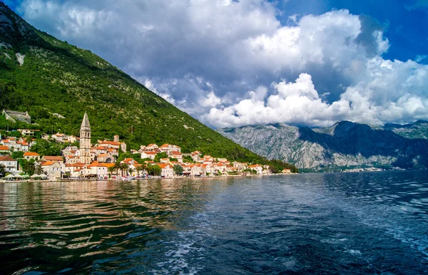 Černá Hora na šířku zobrazení, Perast — Stock fotografie