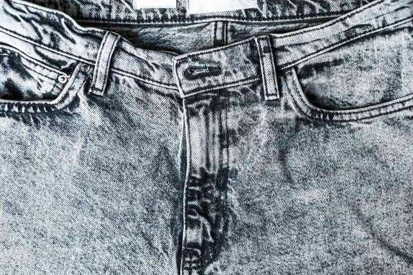 Textura Jeans Denim Azul Textura Fundo Ganga Para Design Textura — Fotografia de Stock