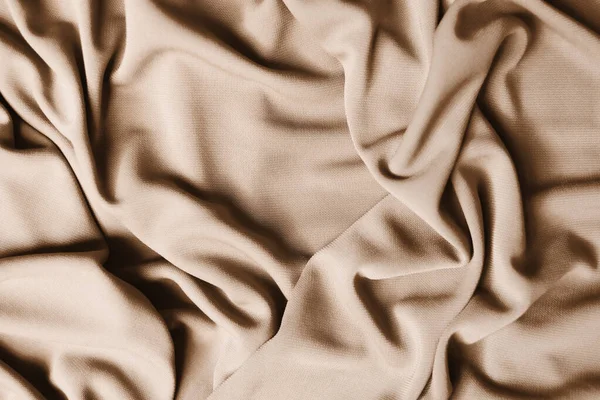 Suave Textura Satén Beige Elegante Puede Utilizar Como Fondo Abstracto — Foto de Stock