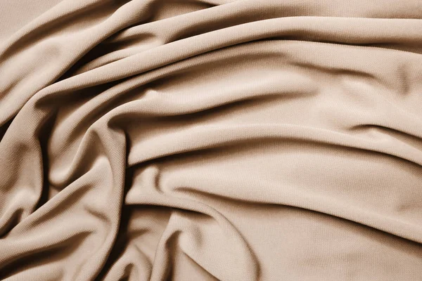 Suave Textura Satén Beige Elegante Puede Utilizar Como Fondo Abstracto — Foto de Stock