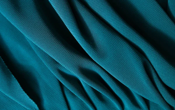 Fondo Abstracto Textura Satén Azul Elegante Liso Lujoso Diseño Fondo — Foto de Stock